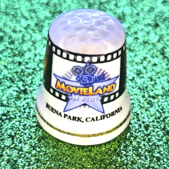 Movieland Wax Museum and California Palm Trees Thimbles - Picture 2 of 6